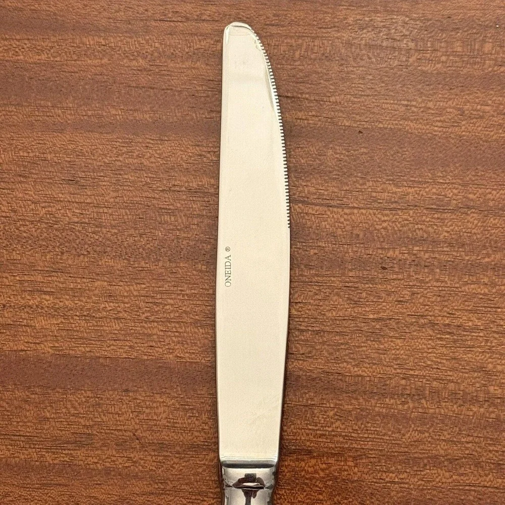 Oneida‎ OMNIA Dinner Knives 18/10 Stainless Gloss Double Outline 9 3/8